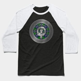Clan Donnachaidh | Robertson Crest & Tartan Knot Baseball T-Shirt